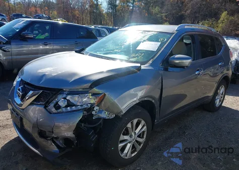 2015 Nissan Rogue Sv from USA, damaged, VIN KNMAT2MV2FP586407